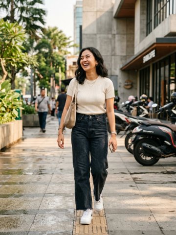 Street fashion creator content